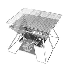 Load image into Gallery viewer, Grillz Fire Pit BBQ Grill with Carry Bag Portable
