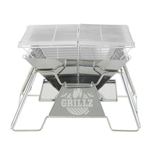 Load image into Gallery viewer, Grillz Fire Pit BBQ Grill with Carry Bag Portable
