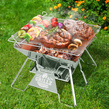 Load image into Gallery viewer, Grillz Fire Pit BBQ Grill with Carry Bag Portable
