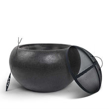 Load image into Gallery viewer, Grillz Fire Pit Bowl Black 61cm
