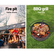 Load image into Gallery viewer, Grillz Fire Pit BBQ Grill 76cm
