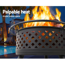 Load image into Gallery viewer, Grillz Fire Pit BBQ Grill 76cm
