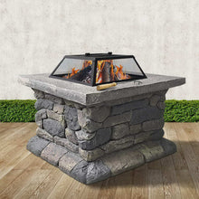 Load image into Gallery viewer, Grillz Fire Pit Table Square 55cm
