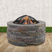 Load image into Gallery viewer, Grillz Fire Pit Table Round 70cm
