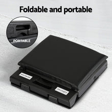 Load image into Gallery viewer, Artiss Foot Rest Stool Office Under Desk Fold Footrest Massage Cushion Pad Black
