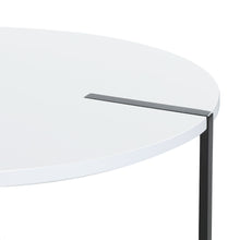 Load image into Gallery viewer, Artiss Coffee Table Side Table Round White Cedric
