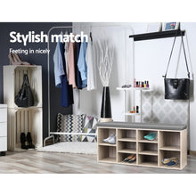 Load image into Gallery viewer, Bench Wooden Shoe Rack Storage
