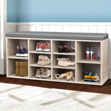 Load image into Gallery viewer, Bench Wooden Shoe Rack Storage
