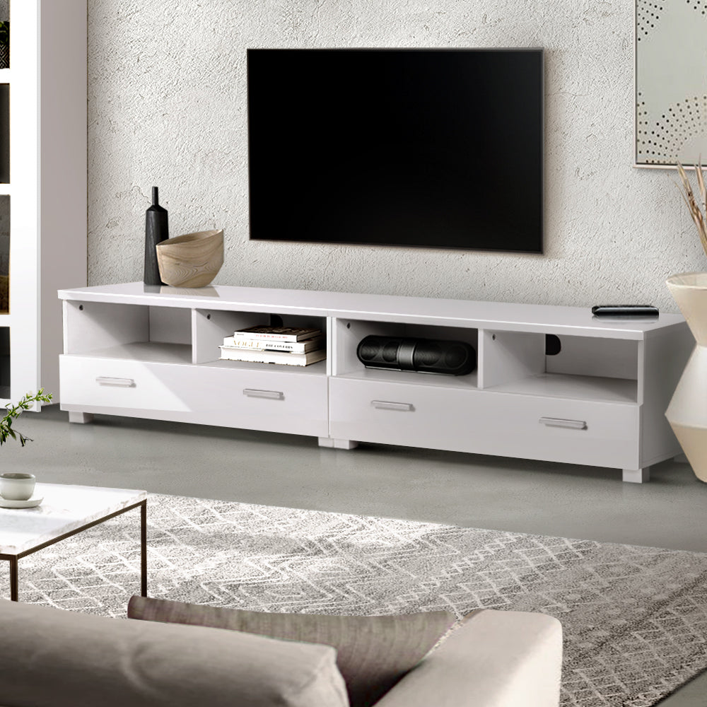 180cm TV Stand Entertainment Unit with Drawers - White