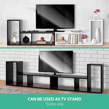 Load image into Gallery viewer, Artiss DIY L Shaped Display Shelf - Black
