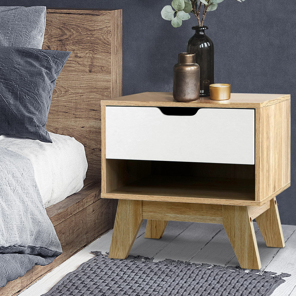 Elegant and Simple Bedside Table - 1 PC