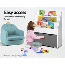 Load image into Gallery viewer, Keezi 3 Tiers Kids Bookshelf Magazine Rack Children Bookcase Organiser Storage
