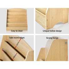 Load image into Gallery viewer, Keezi 5 Tiers Kids Bookshelf Magazine Shelf Rack Organiser Bookcase Display
