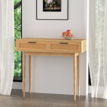 Load image into Gallery viewer, Artiss Rattan Console Table Drawer Storage Hallway Tables Drawers
