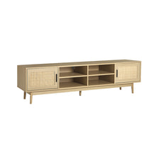 Load image into Gallery viewer, Artiss TV Cabinet Entertainment Unit Storage Cabinets Rattan Wooden 180CM
