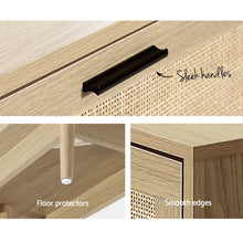 Load image into Gallery viewer, Artiss TV Cabinet Entertainment Unit Storage Cabinets Rattan Wooden 180CM
