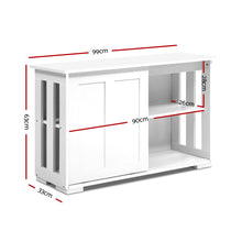 Load image into Gallery viewer, Buffet Sideboard Cabinet - White
