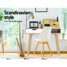 Load image into Gallery viewer, Artiss 2 Drawer Wood Computer Desk
