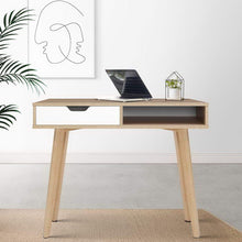 Load image into Gallery viewer, Artiss 2 Drawer Wood Computer Desk

