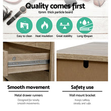Load image into Gallery viewer, Artiss 6 Chest of Drawers Tallboy Dresser Table Storage Cabinet Oak Bedroom
