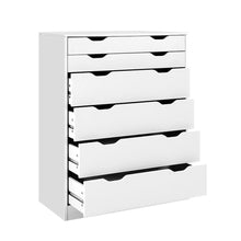 Load image into Gallery viewer, Artiss 6 Chest of Drawers Tallboy Cabinet Storage Dresser Table Bedroom Storage
