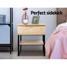 Load image into Gallery viewer, Chest Style Metal Bedside Table - 1 PC
