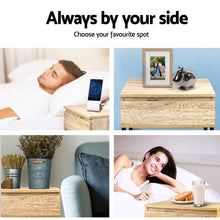Load image into Gallery viewer, Chest Style Metal Bedside Table - 1 PC
