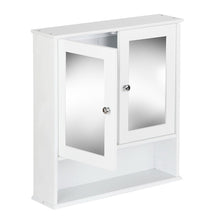 Load image into Gallery viewer, Artiss Bathroom Tallboy Storage Cabinet with Mirror - White
