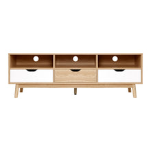 Load image into Gallery viewer, Scandinavian Design Wooden 140cm TV Cabinet Entertainment Unit
