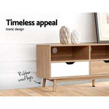 Load image into Gallery viewer, Scandinavian Design Wooden 140cm TV Cabinet Entertainment Unit
