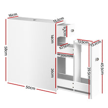 Load image into Gallery viewer, Bathroom Storage Cabinet White
