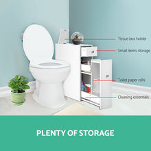 Load image into Gallery viewer, Bathroom Storage Cabinet White
