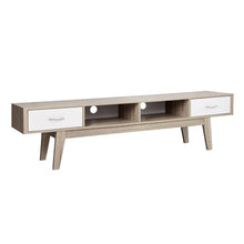 Load image into Gallery viewer, 180cm Scandinavian Oak TV Cabinet Entertainment Unit
