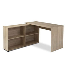 Load image into Gallery viewer, Artiss Office Computer Desk Corner Study Table Workstation Bookcase Storage
