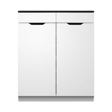 Load image into Gallery viewer, Artiss Shoe Cabinet Shoes Storage Rack High Gloss Organiser Cupboard White
