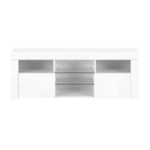 Load image into Gallery viewer, 145cm RGB LED light Gloss White Furniture
