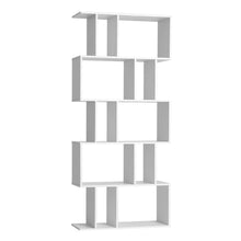 Load image into Gallery viewer, Artiss 5 Tier Bookshelf Display Shelf CD Cabinet Bookcase Stand Storage White
