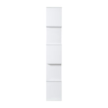 Load image into Gallery viewer, Artiss 5 Tier Bookshelf Display Shelf CD Cabinet Bookcase Stand Storage White
