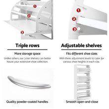 Load image into Gallery viewer, Artiss 60 Pairs Shoe Cabinet Shoes Rack Storage Organiser Shelf Cupboard Drawer
