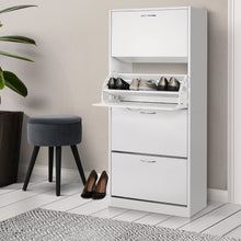 Load image into Gallery viewer, Artiss 60 Pairs Shoe Cabinet Shoes Rack Storage Organiser Shelf Cupboard Drawer
