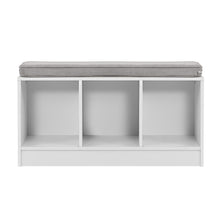 Load image into Gallery viewer, Artiss Shoe Cabinet Bench Shoes Organiser Storage Rack Shelf White Box Seat
