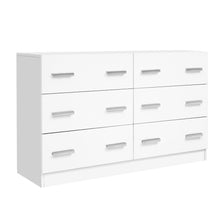 Load image into Gallery viewer, Artiss 6 Chest of Drawers Cabinet Dresser Tallboy Lowboy Storage Bedroom White

