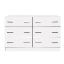 Load image into Gallery viewer, Artiss 6 Chest of Drawers Cabinet Dresser Tallboy Lowboy Storage Bedroom White
