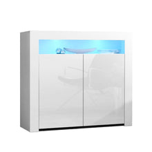 Load image into Gallery viewer, Buffet Sideboard Cabinet - 2 Doors White
