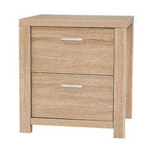 Load image into Gallery viewer, Artiss Bedside Table Lamp Side Tables Drawers Nightstand Unit Beige Wood
