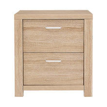 Load image into Gallery viewer, Artiss Bedside Table Lamp Side Tables Drawers Nightstand Unit Beige Wood
