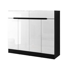 Load image into Gallery viewer, Artiss 120cm Shoe Cabinet Shoes Storage Rack High Gloss Cupboard Shelf Drawers
