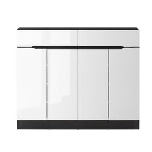 Load image into Gallery viewer, Artiss 120cm Shoe Cabinet Shoes Storage Rack High Gloss Cupboard Shelf Drawers
