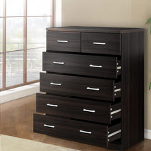 Load image into Gallery viewer, Artiss Tallboy 6 Drawers Storage Cabinet - Walnut
