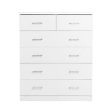 Load image into Gallery viewer, Artiss Tallboy Dresser Table 6 Chest of Drawers Cabinet Bedroom Storage White
